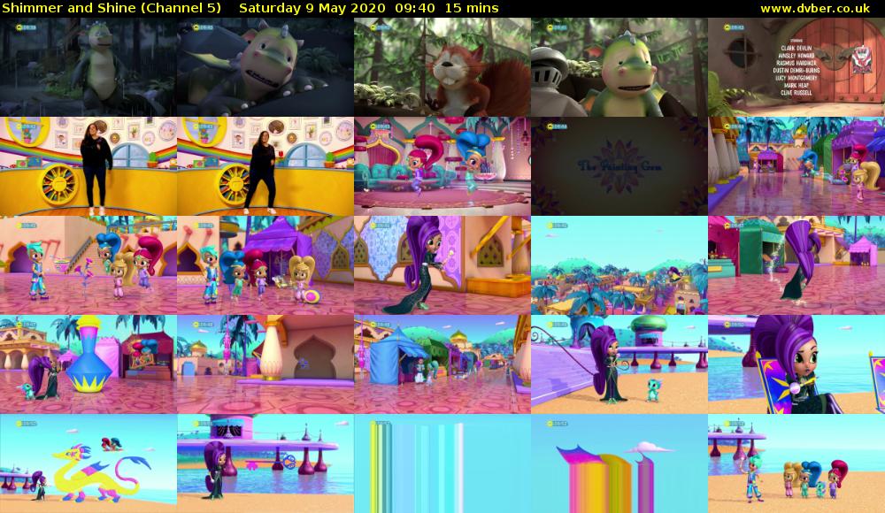 Shimmer and Shine (Channel 5) Saturday 9 May 2020 09:40 - 09:55