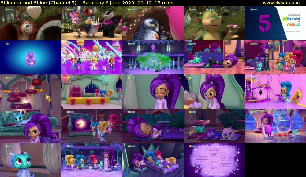 Shimmer and Shine (Channel 5) Saturday 6 June 2020 09:40 - 09:55