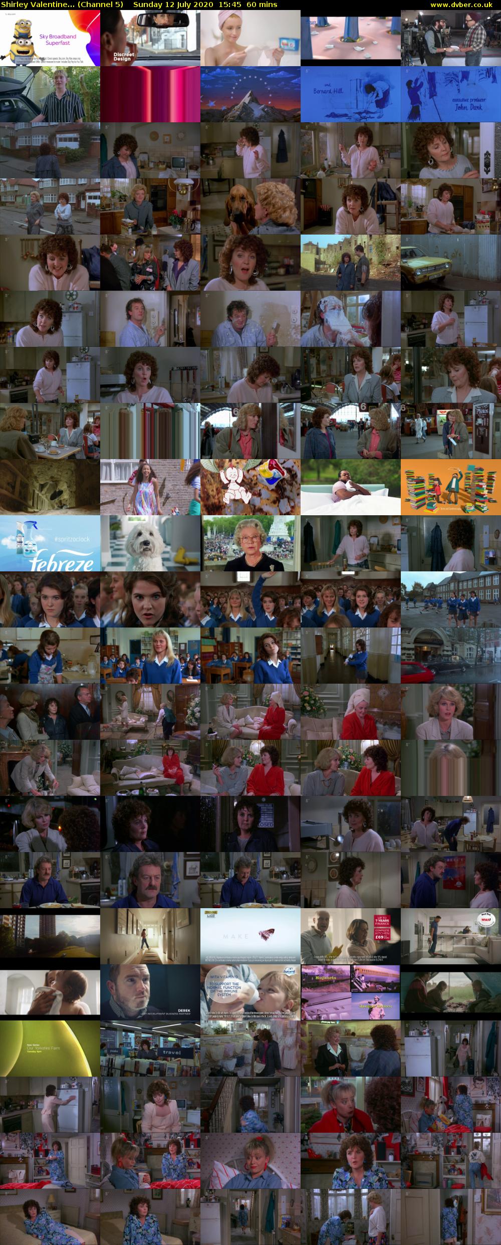 Shirley Valentine... (Channel 5) Sunday 12 July 2020 15:45 - 16:45
