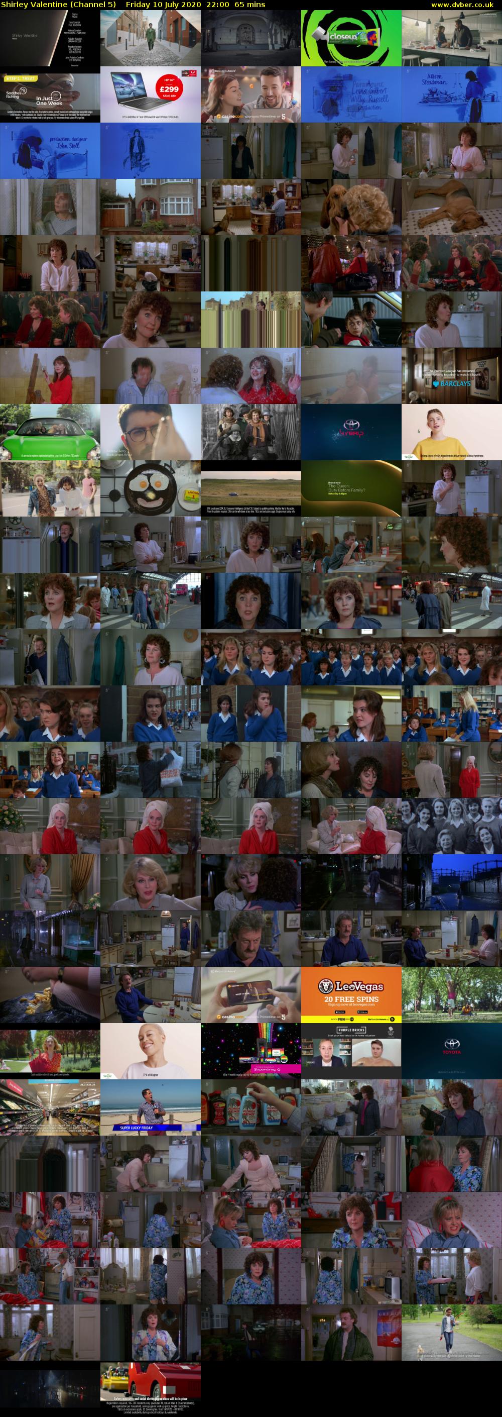 Shirley Valentine (Channel 5) Friday 10 July 2020 22:00 - 23:05