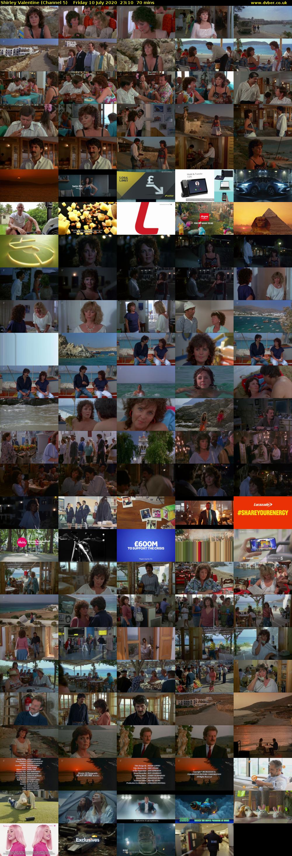 Shirley Valentine (Channel 5) Friday 10 July 2020 23:10 - 00:20