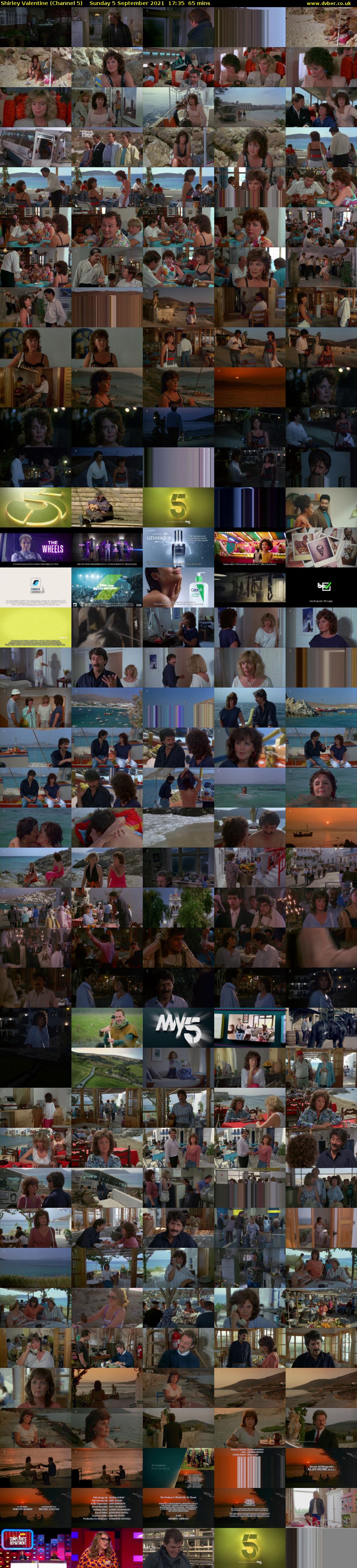 Shirley Valentine (Channel 5) Sunday 5 September 2021 17:35 - 18:40