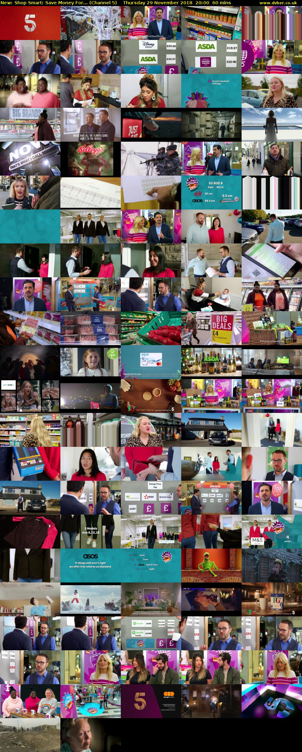 Shop Smart: Save Money For... (Channel 5) Thursday 29 November 2018 20:00 - 21:00