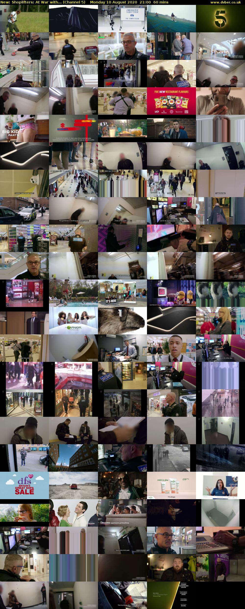 Shoplifters: At War with... (Channel 5) Monday 10 August 2020 21:00 - 22:00