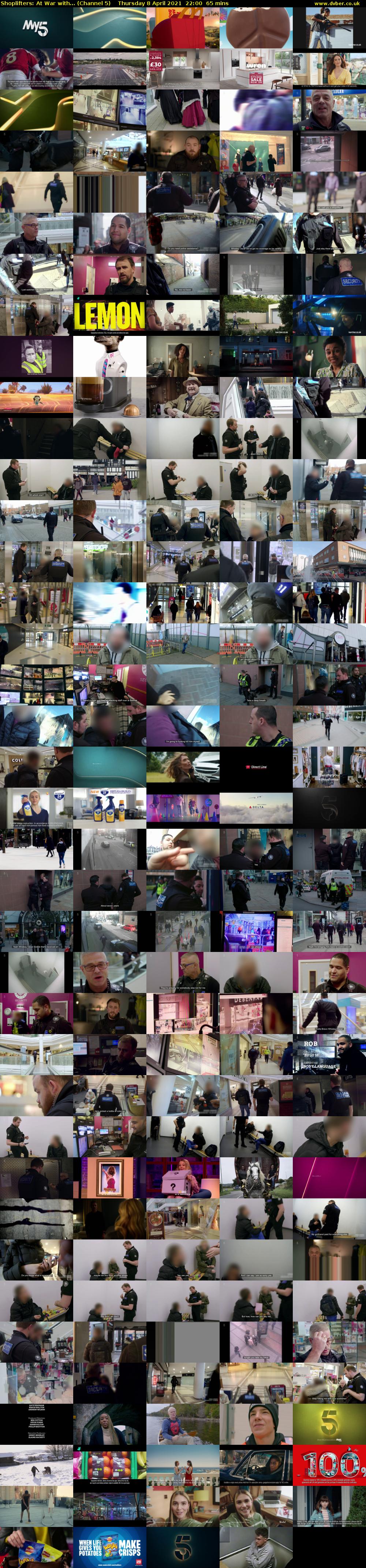 Shoplifters: At War with... (Channel 5) Thursday 8 April 2021 22:00 - 23:05