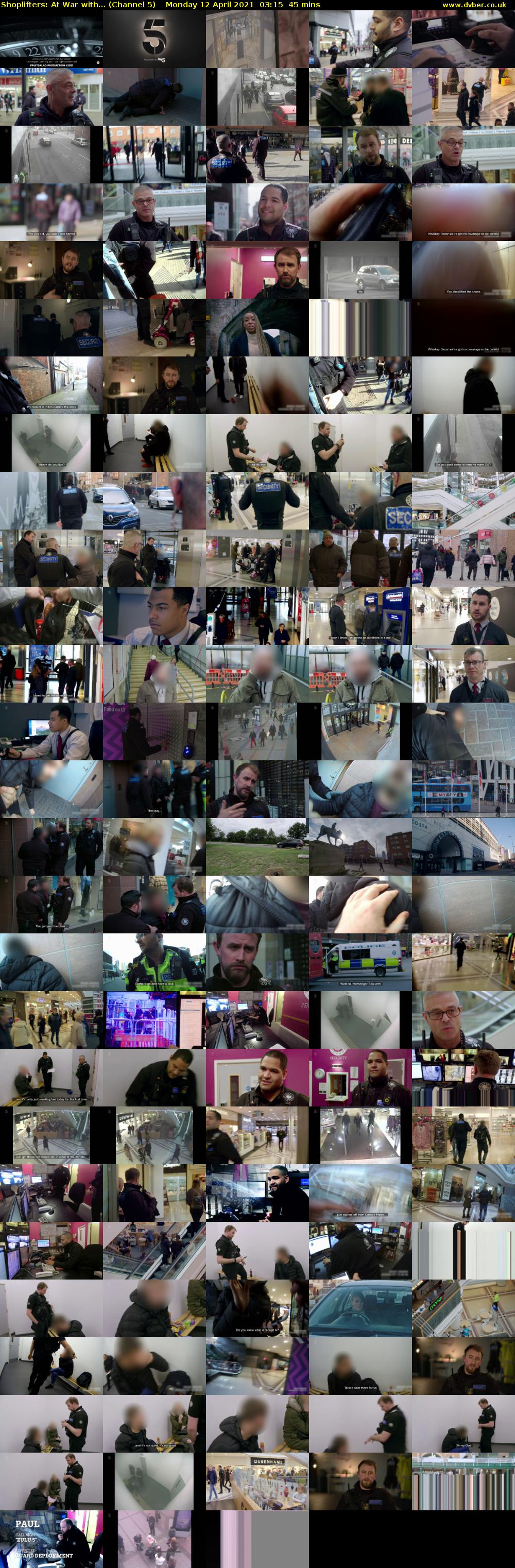 Shoplifters: At War with... (Channel 5) Monday 12 April 2021 03:15 - 04:00