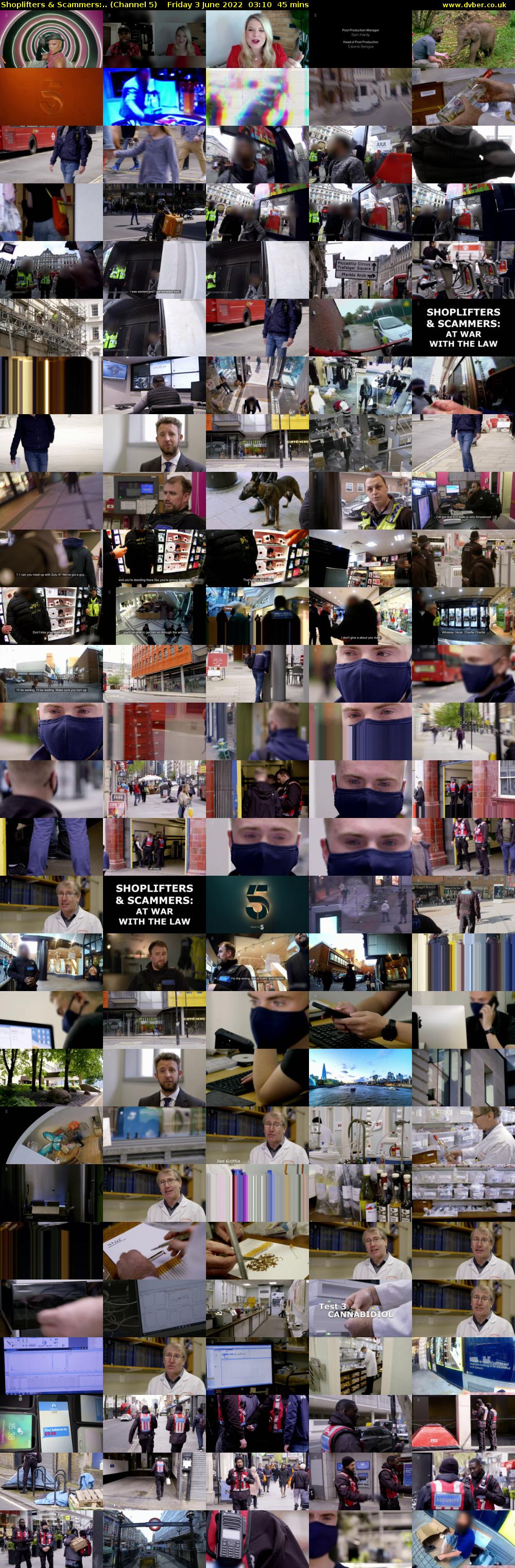 Shoplifters & Scammers:.. (Channel 5) Friday 3 June 2022 03:10 - 03:55