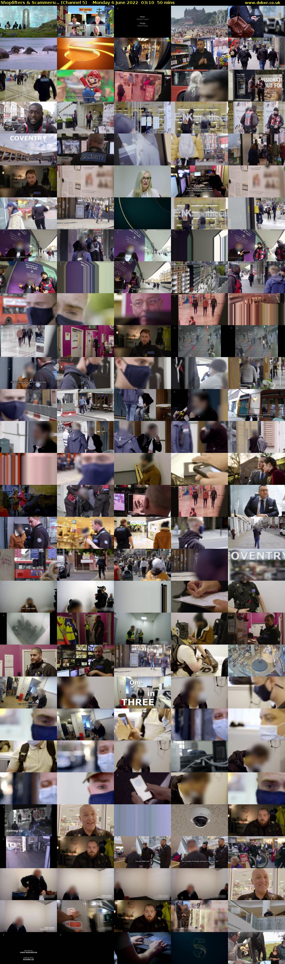 Shoplifters & Scammers:.. (Channel 5) Monday 6 June 2022 03:10 - 04:00