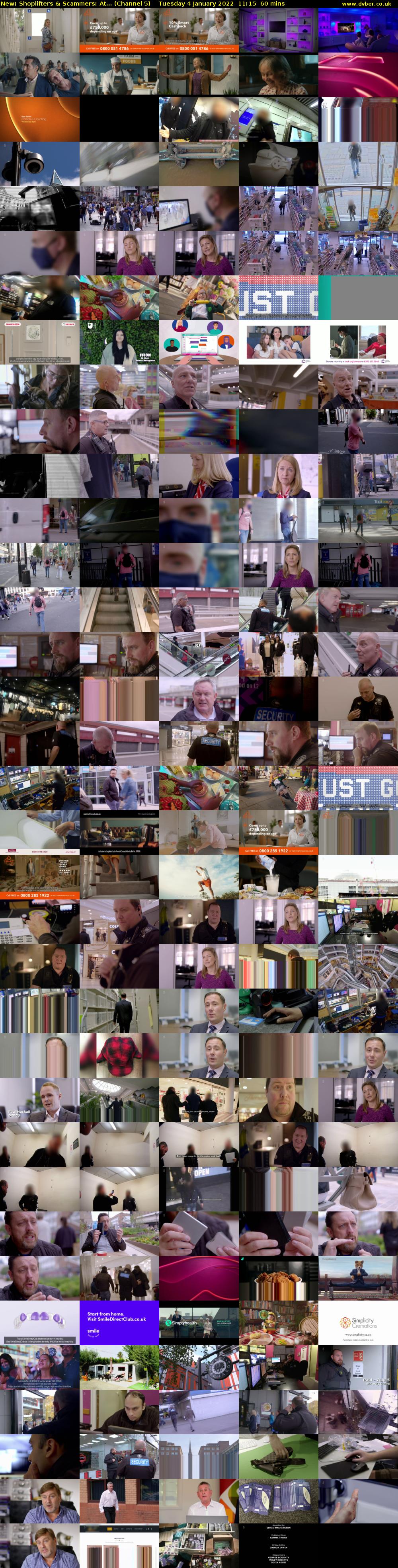 Shoplifters & Scammers: At... (Channel 5) Tuesday 4 January 2022 11:15 - 12:15