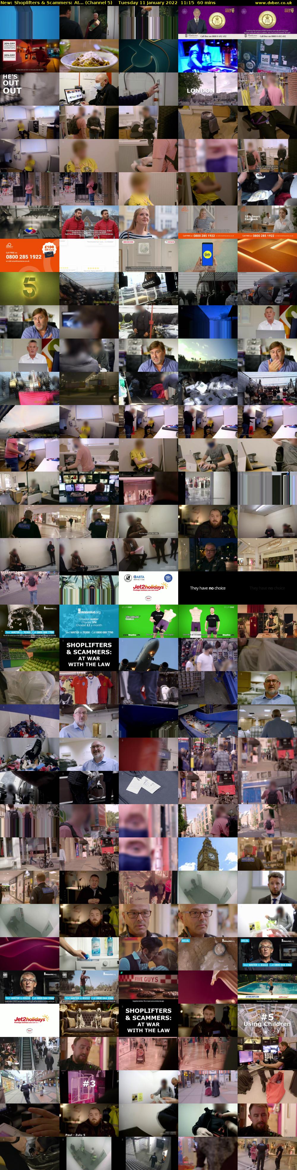 Shoplifters & Scammers: At... (Channel 5) Tuesday 11 January 2022 11:15 - 12:15
