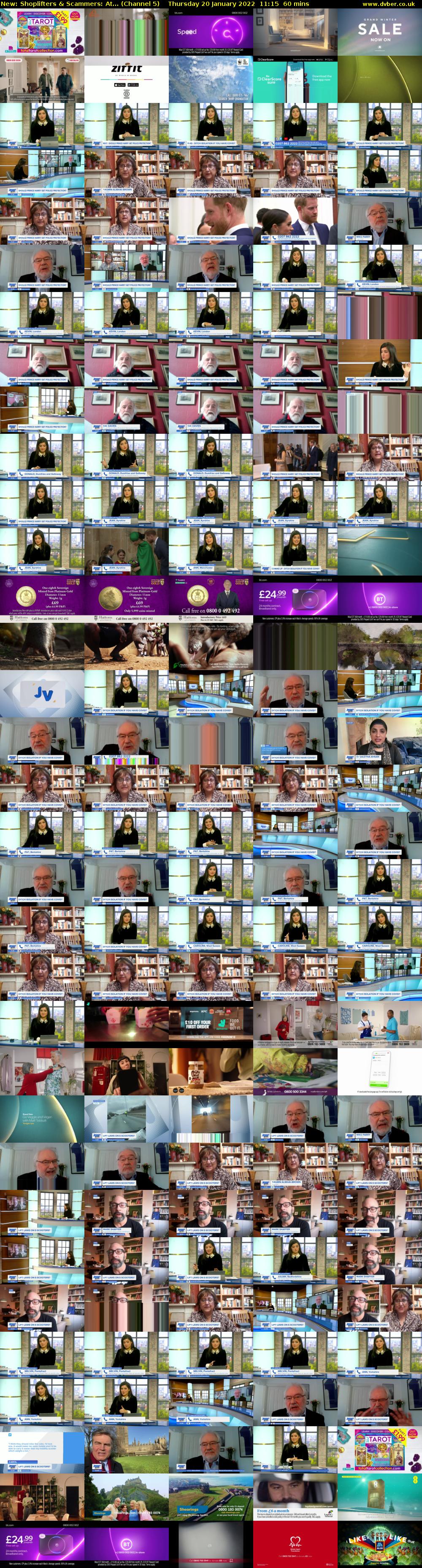 Shoplifters & Scammers: At... (Channel 5) Thursday 20 January 2022 11:15 - 12:15