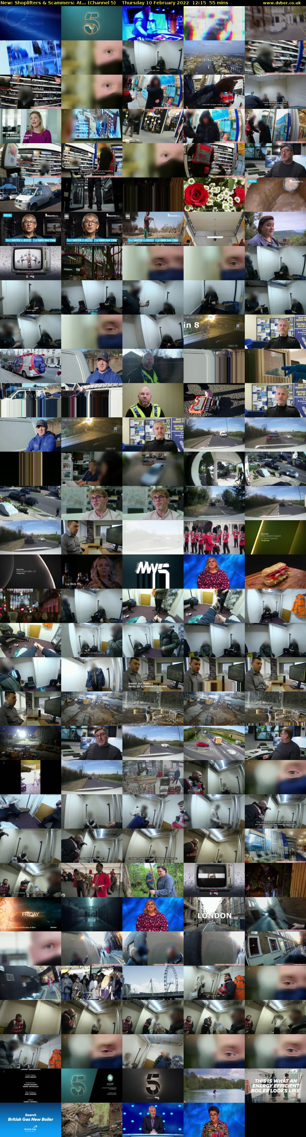 Shoplifters & Scammers: At... (Channel 5) Thursday 10 February 2022 12:15 - 13:10