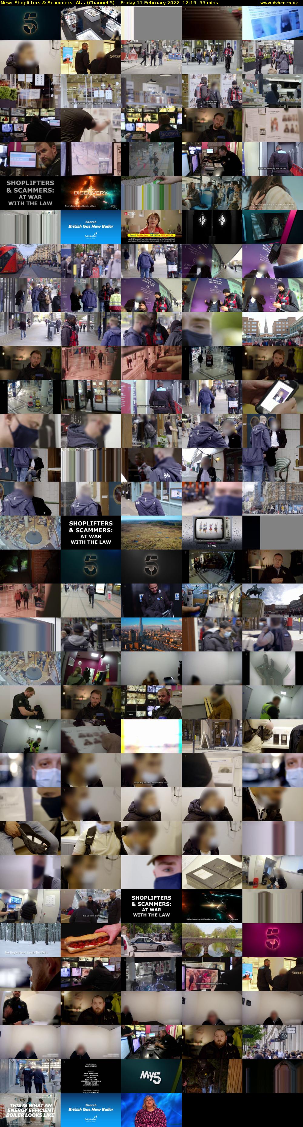 Shoplifters & Scammers: At... (Channel 5) Friday 11 February 2022 12:15 - 13:10