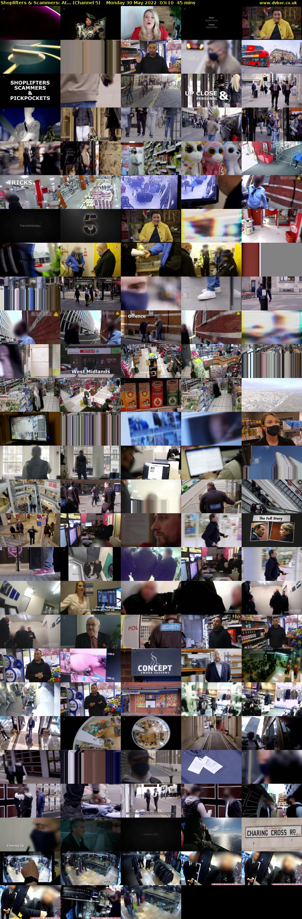 Shoplifters & Scammers: At... (Channel 5) Monday 30 May 2022 03:10 - 03:55