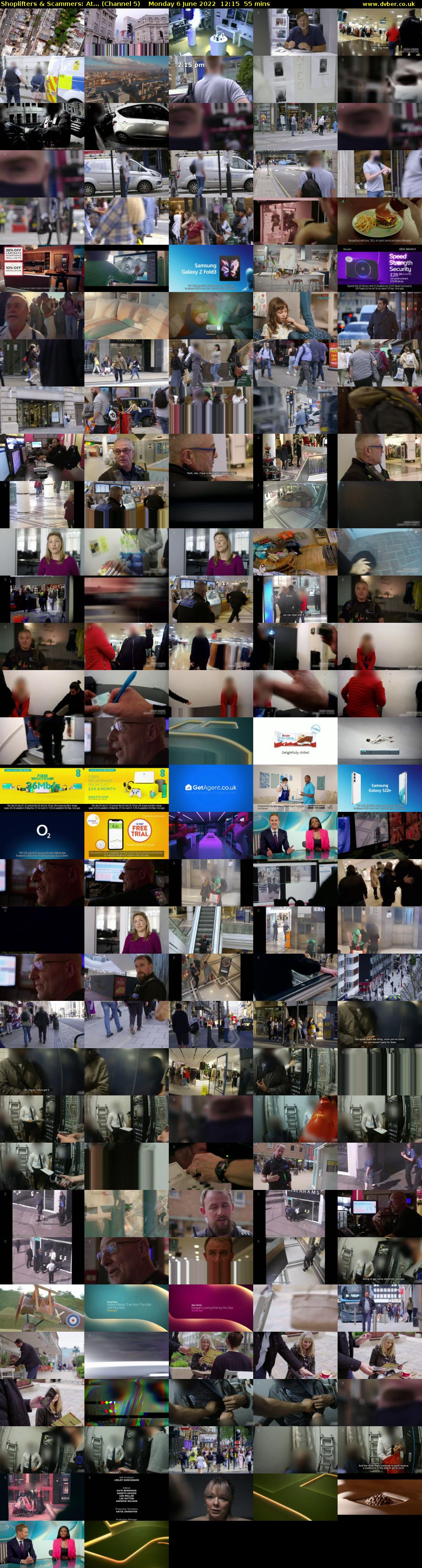 Shoplifters & Scammers: At... (Channel 5) Monday 6 June 2022 12:15 - 13:10
