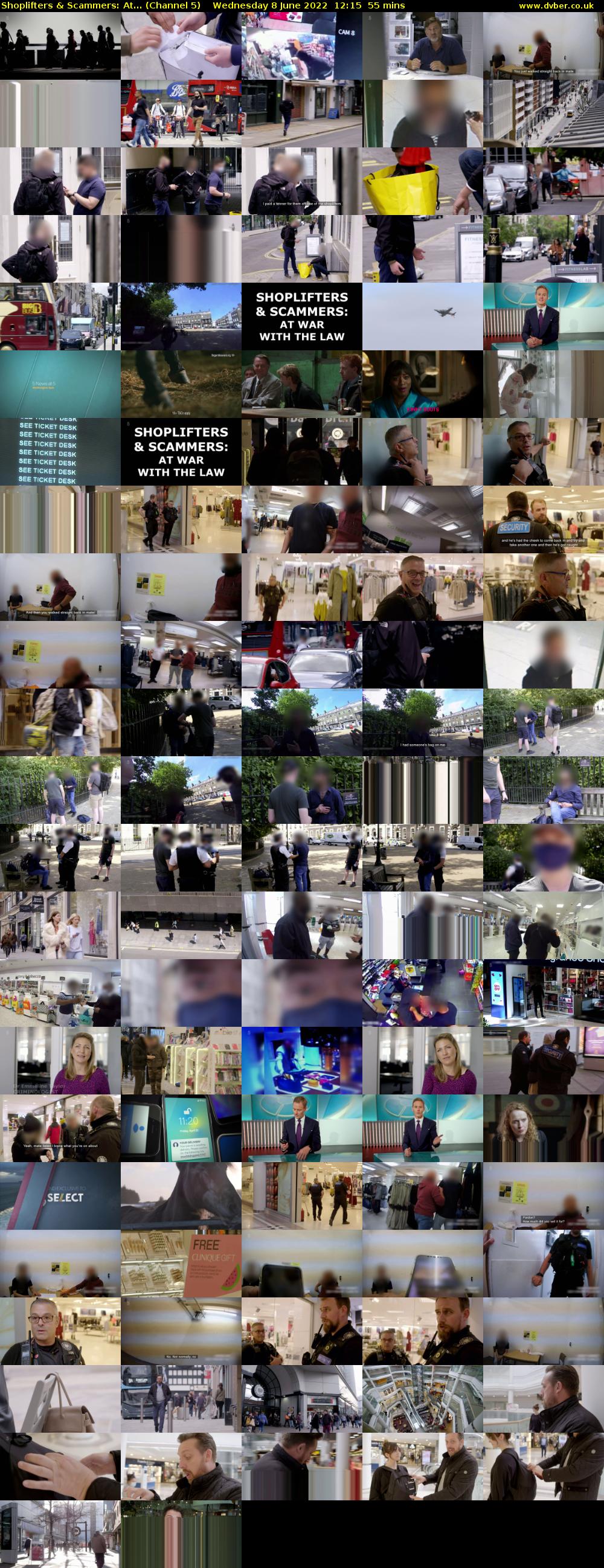 Shoplifters & Scammers: At... (Channel 5) Wednesday 8 June 2022 12:15 - 13:10
