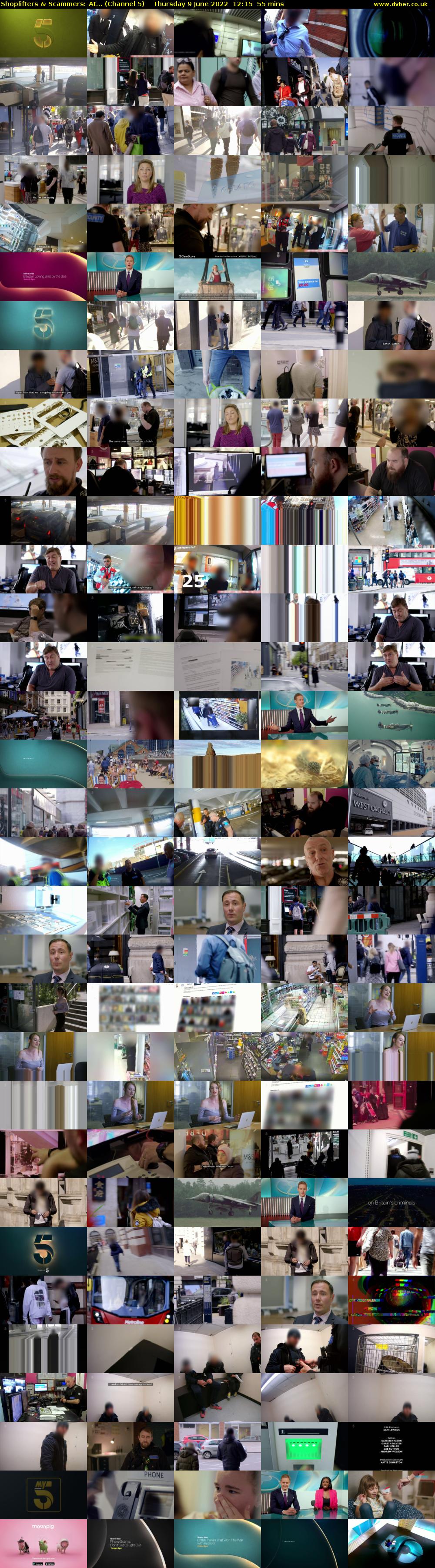 Shoplifters & Scammers: At... (Channel 5) Thursday 9 June 2022 12:15 - 13:10