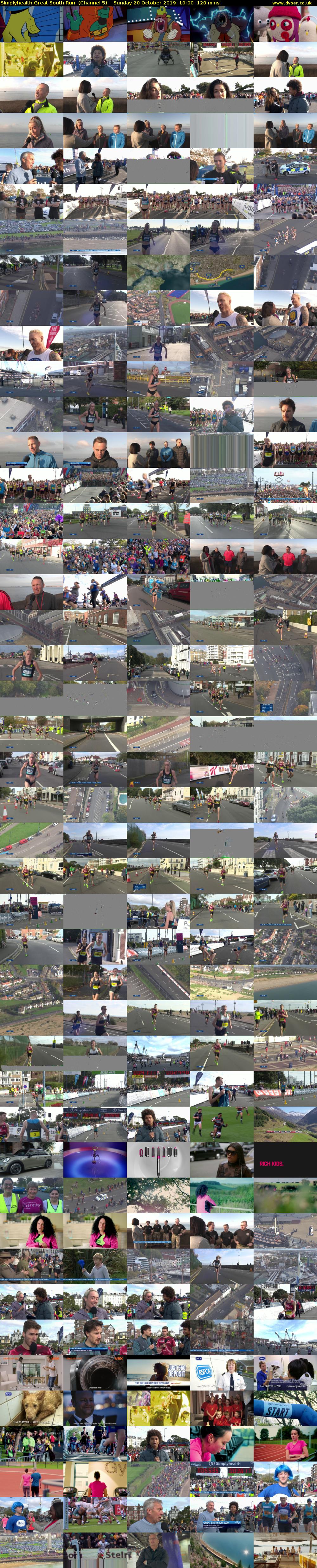 Simplyhealth Great South Run  (Channel 5) Sunday 20 October 2019 10:00 - 12:00