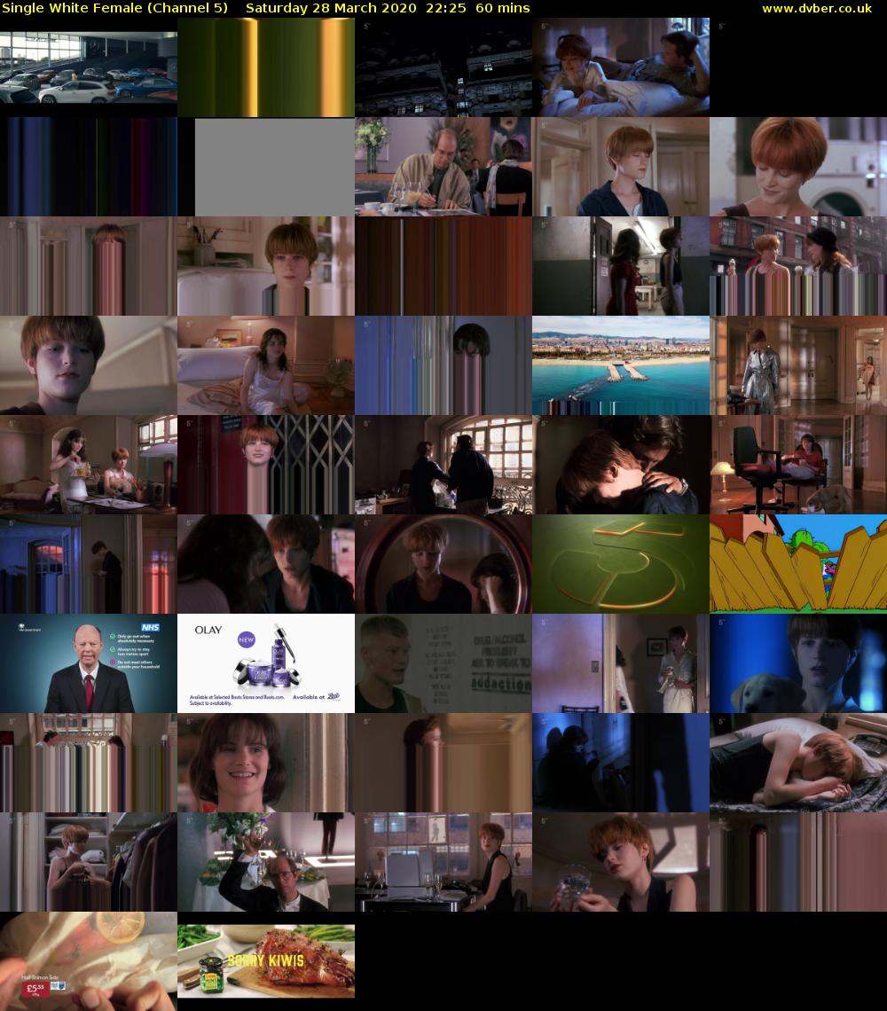 Single White Female (Channel 5) Saturday 28 March 2020 22:25 - 23:25