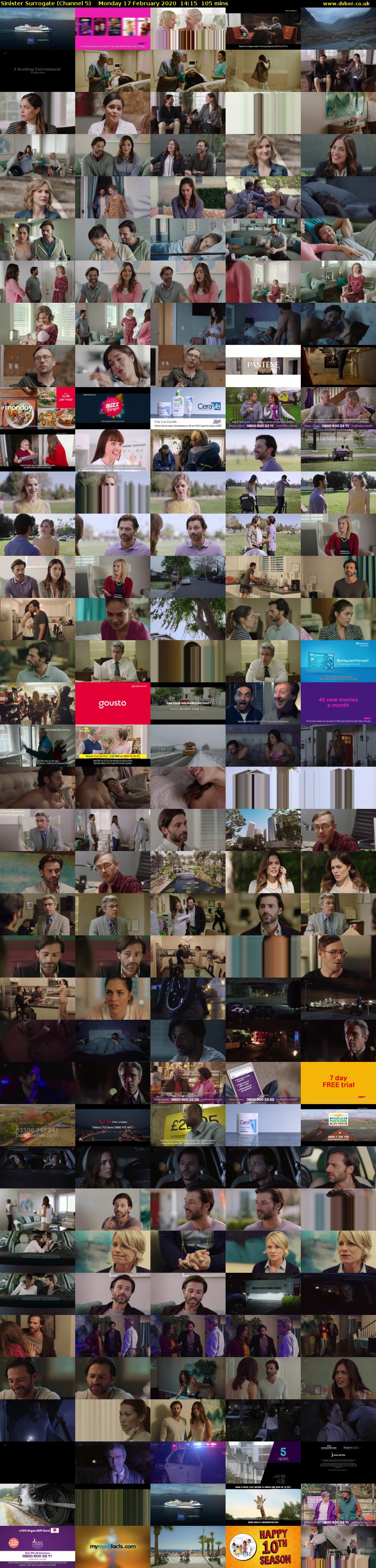 Sinister Surrogate (Channel 5) Monday 17 February 2020 14:15 - 16:00