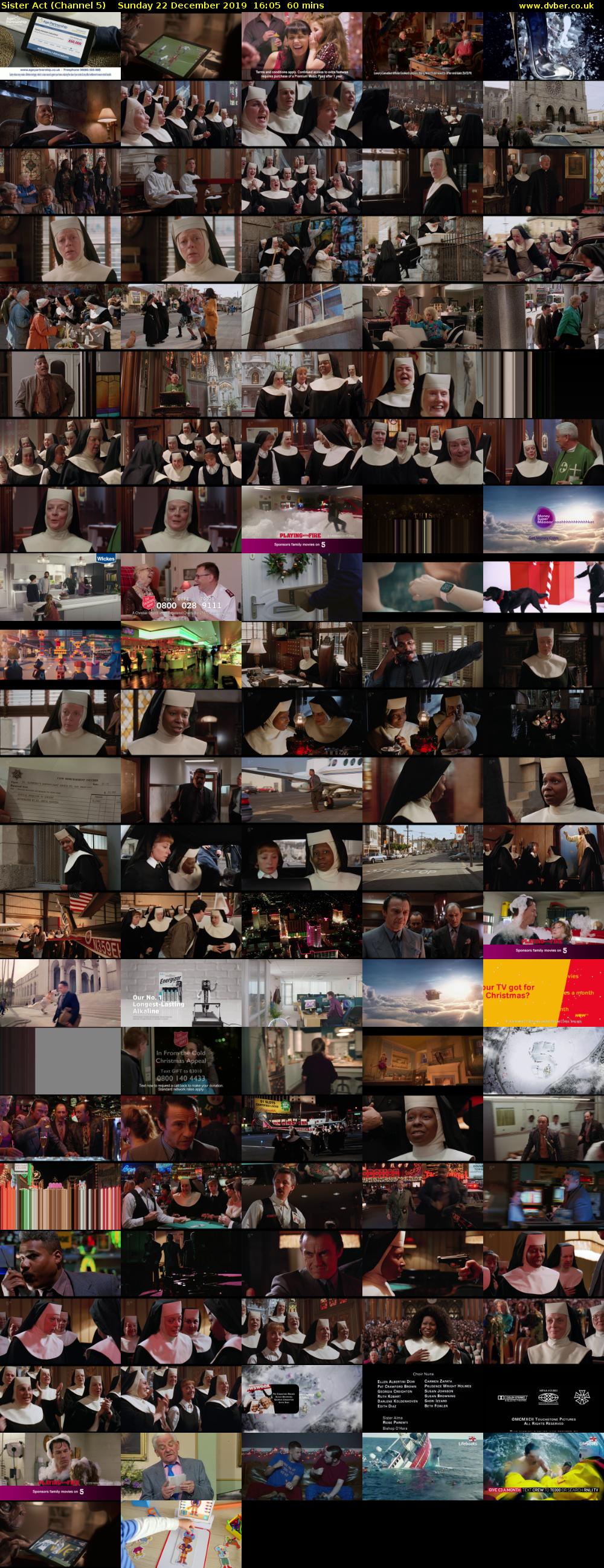 Sister Act (Channel 5) Sunday 22 December 2019 16:05 - 17:05