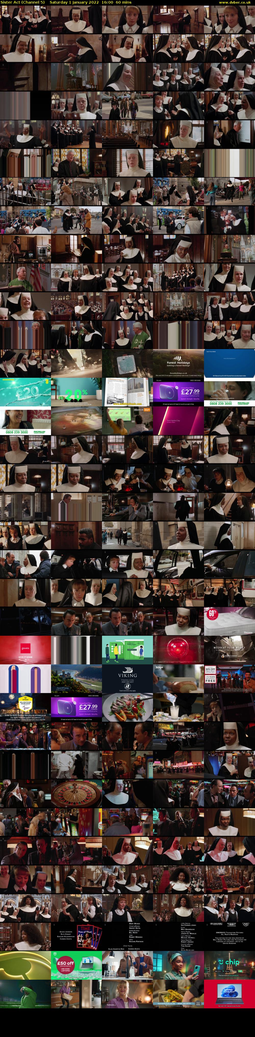 Sister Act (Channel 5) Saturday 1 January 2022 16:00 - 17:00