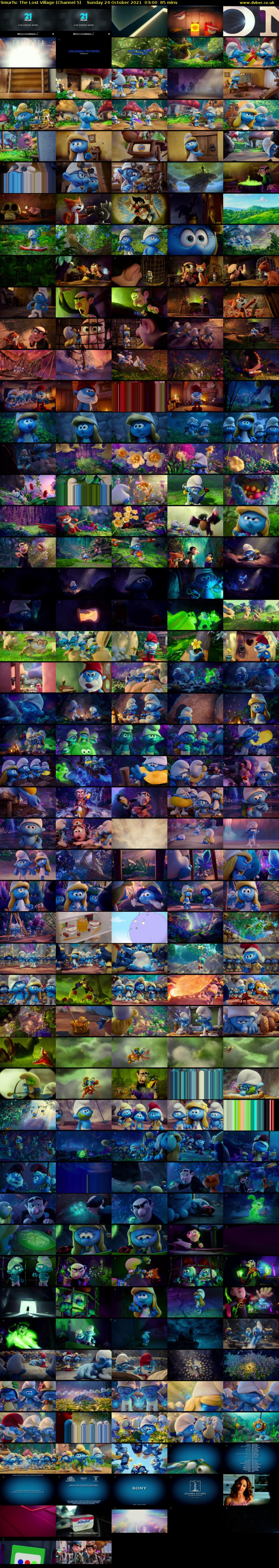 Smurfs: The Lost Village (Channel 5) Sunday 24 October 2021 03:00 - 04:25