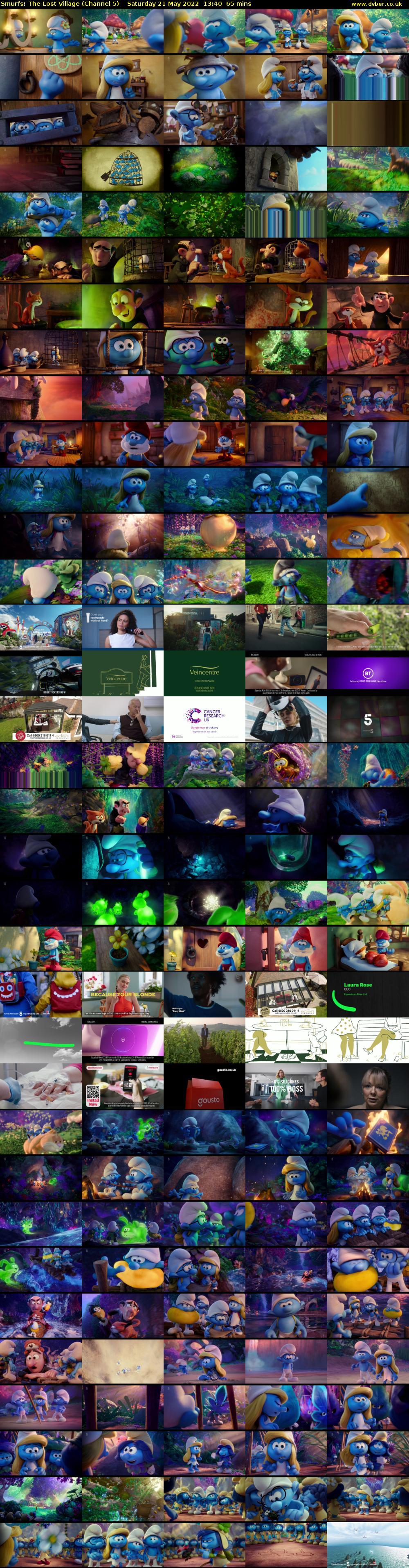 Smurfs: The Lost Village (Channel 5) Saturday 21 May 2022 13:40 - 14:45