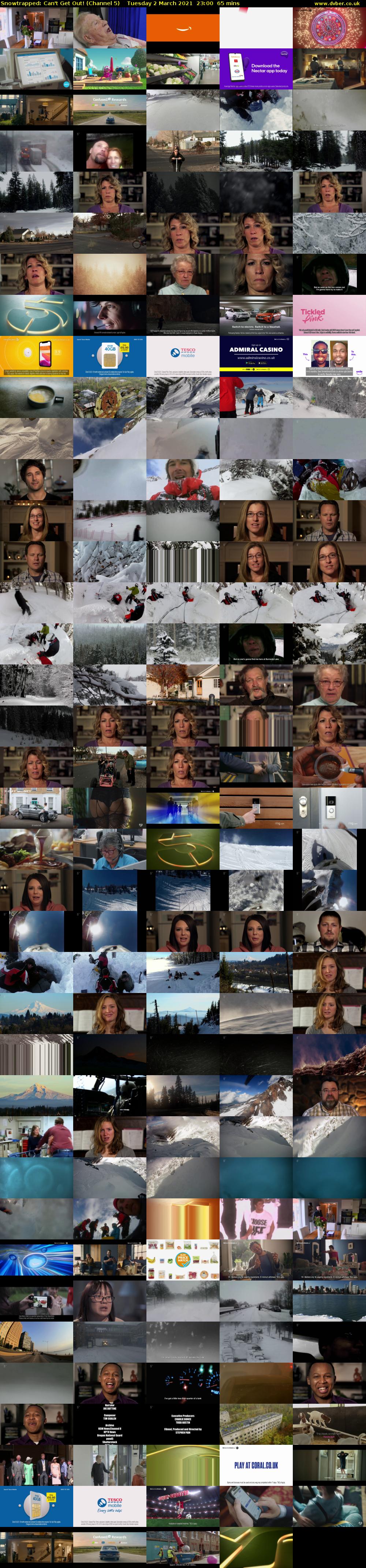Snowtrapped: Can't Get Out! (Channel 5) Tuesday 2 March 2021 23:00 - 00:05