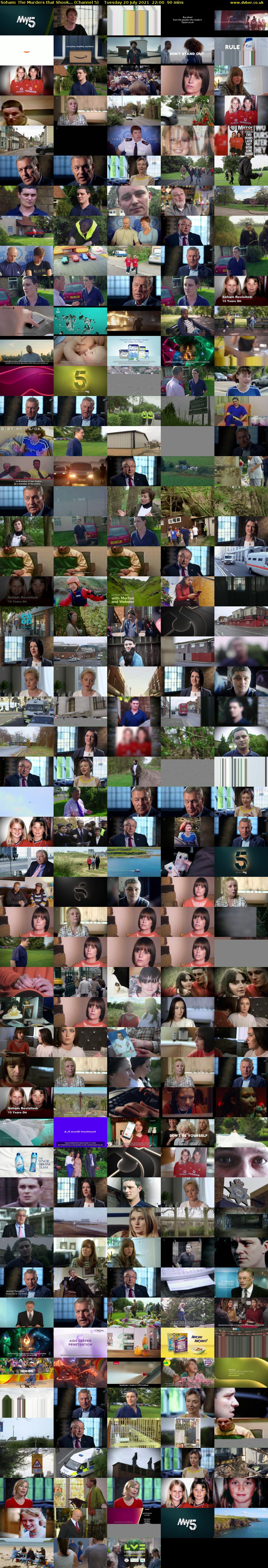 Soham: The Murders that Shook... (Channel 5) Tuesday 20 July 2021 22:00 - 23:30