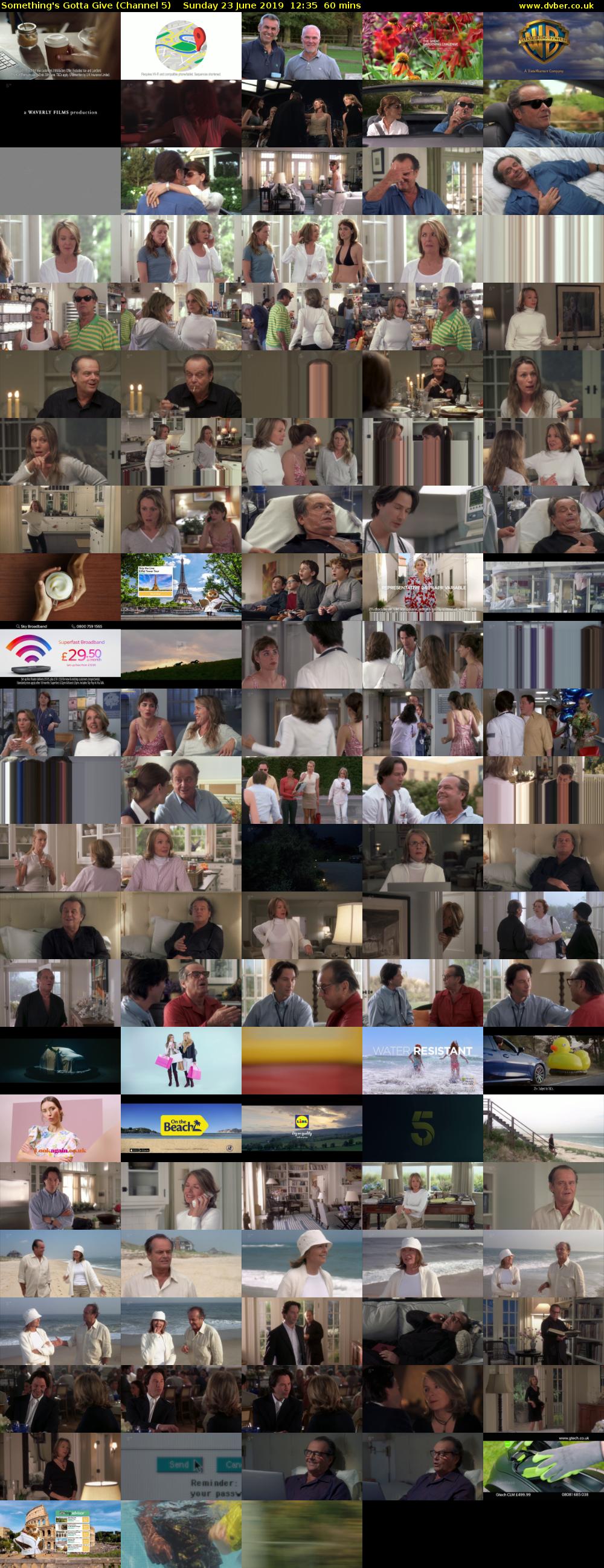Something's Gotta Give (Channel 5) Sunday 23 June 2019 12:35 - 13:35