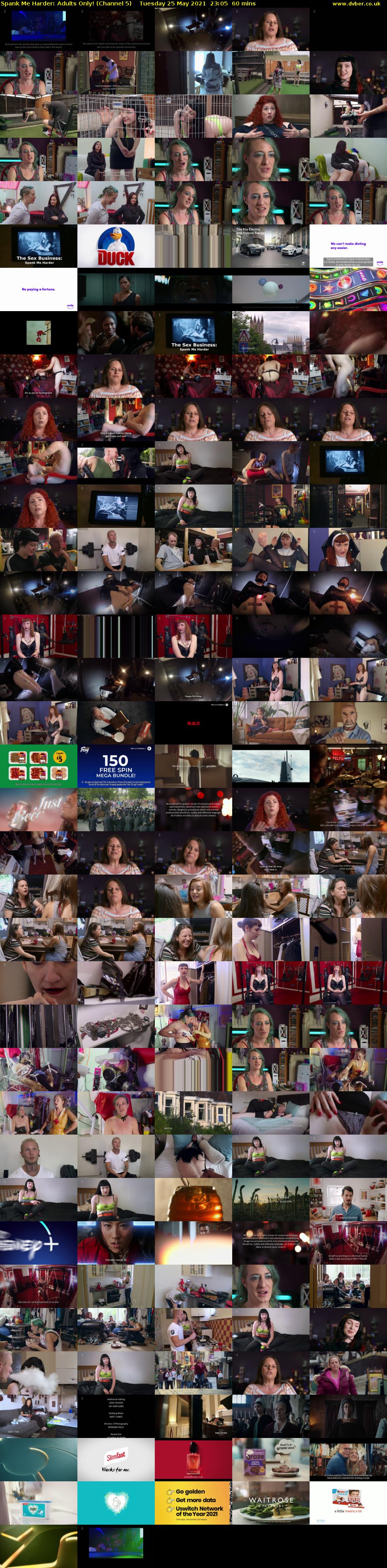 Spank Me Harder: Adults Only! (Channel 5) Tuesday 25 May 2021 23:05 - 00:05