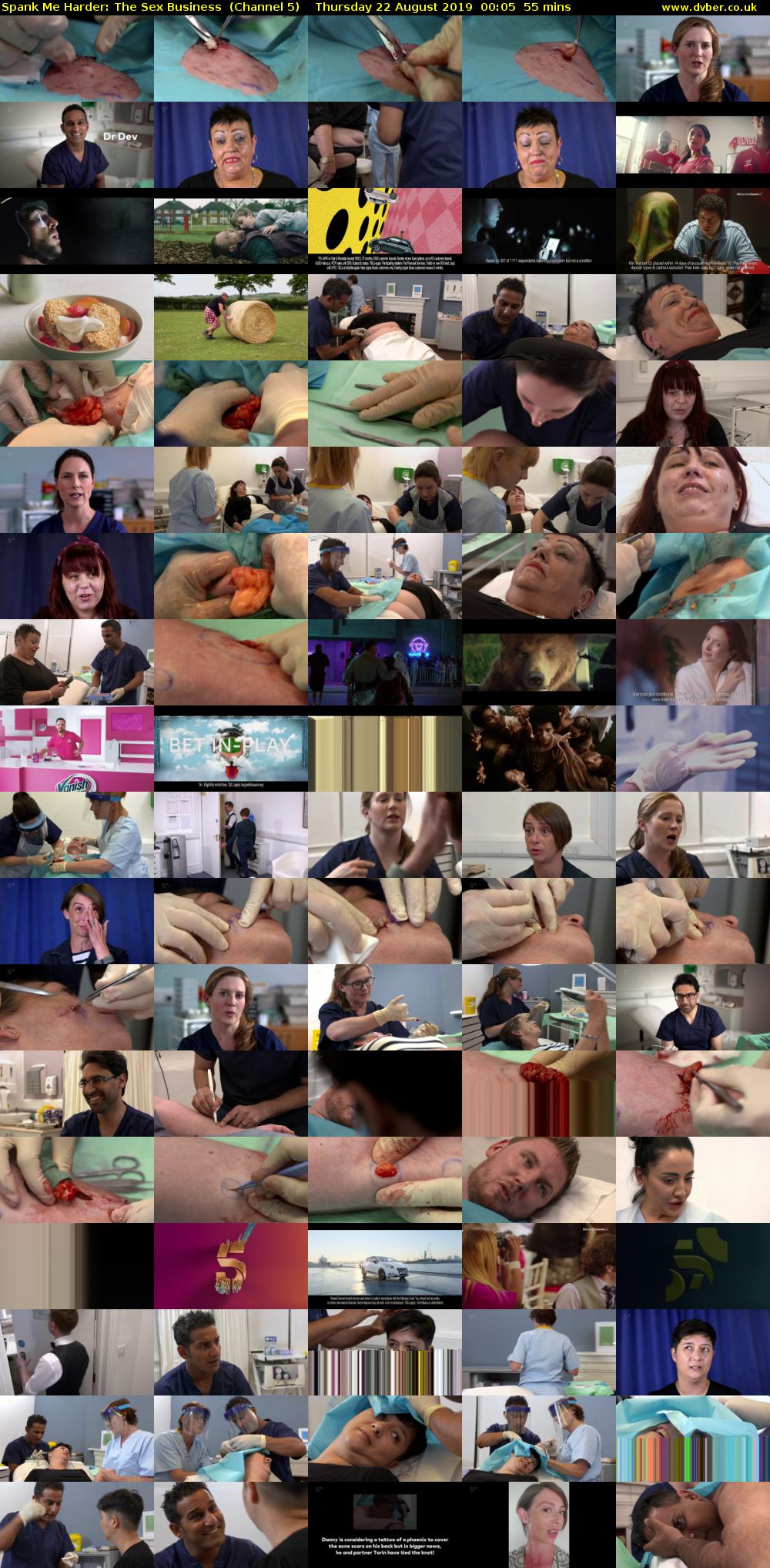 Spank Me Harder: The Sex Business  (Channel 5) Thursday 22 August 2019 00:05 - 01:00