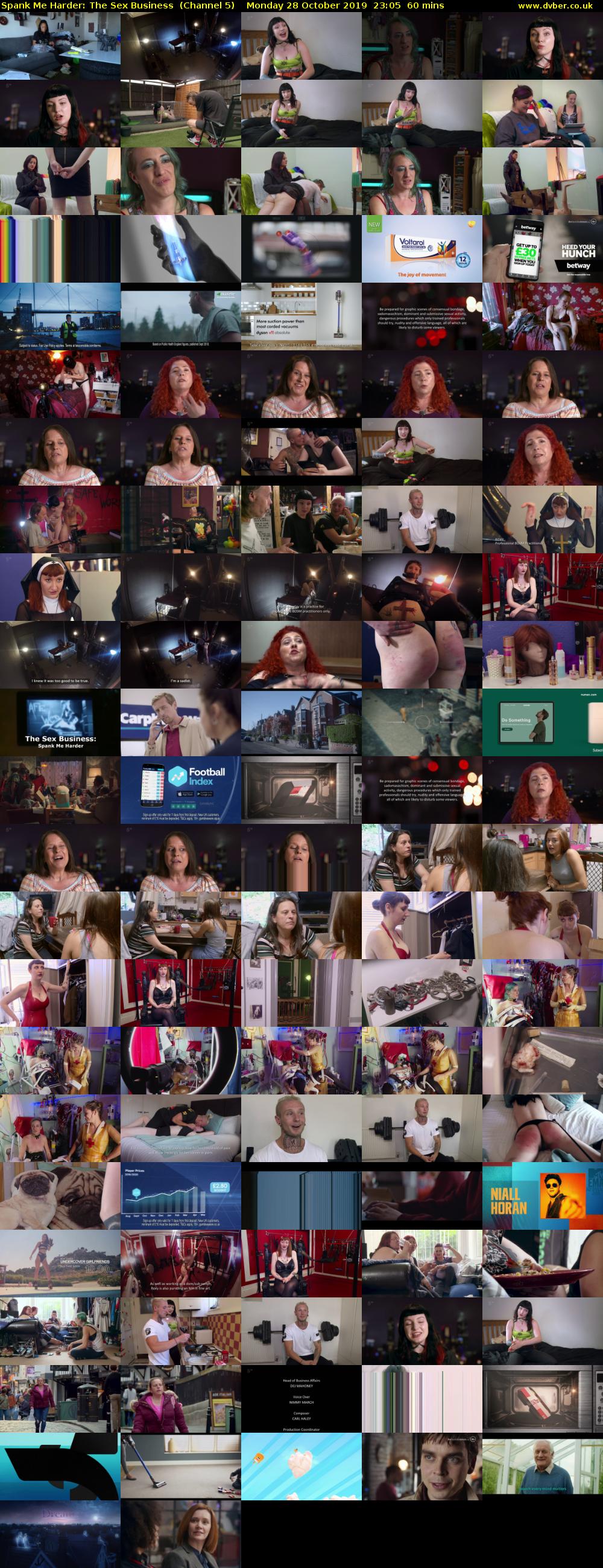 Spank Me Harder: The Sex Business  (Channel 5) Monday 28 October 2019 23:05 - 00:05