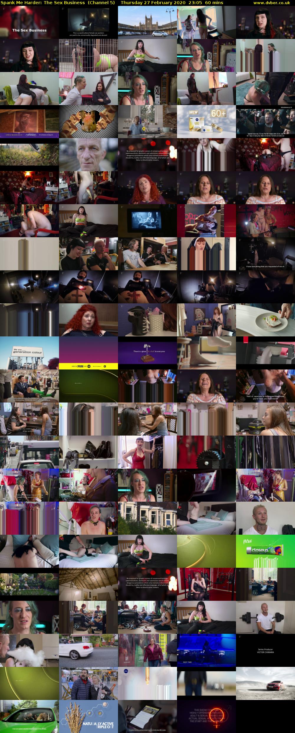 Spank Me Harder: The Sex Business  (Channel 5) Thursday 27 February 2020 23:05 - 00:05