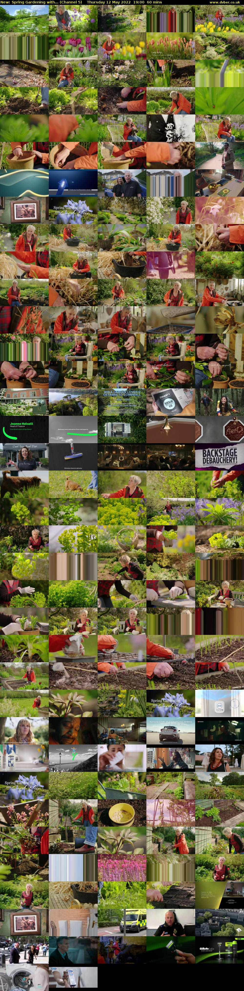 Spring Gardening with... (Channel 5) Thursday 12 May 2022 19:00 - 20:00