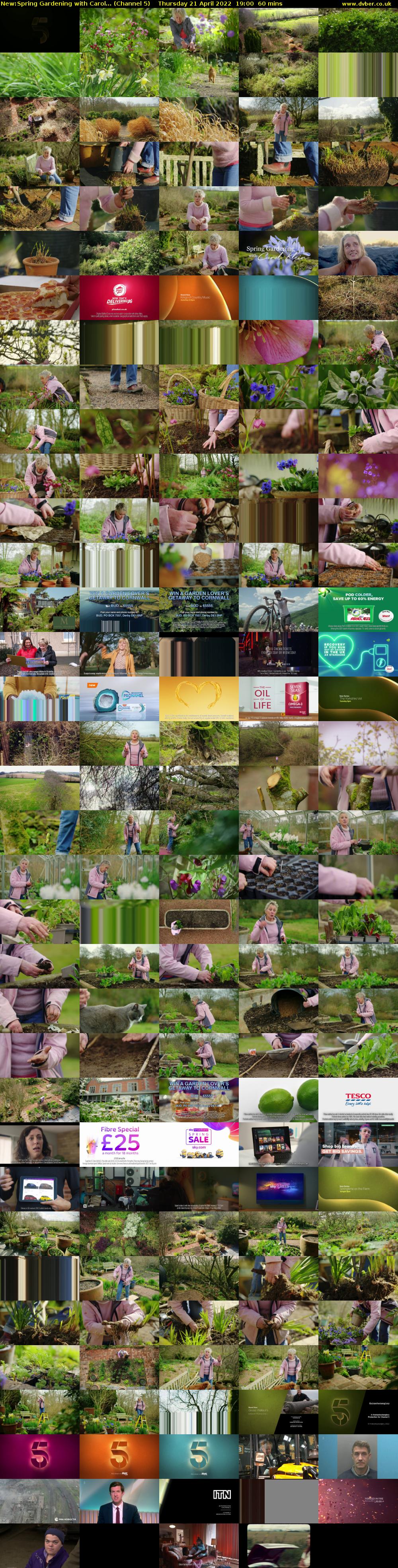 Spring Gardening with Carol... (Channel 5) Thursday 21 April 2022 19:00 - 20:00