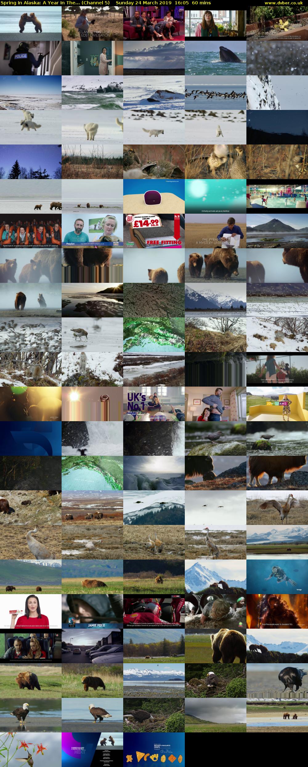 Spring In Alaska: A Year In The... (Channel 5) Sunday 24 March 2019 16:05 - 17:05
