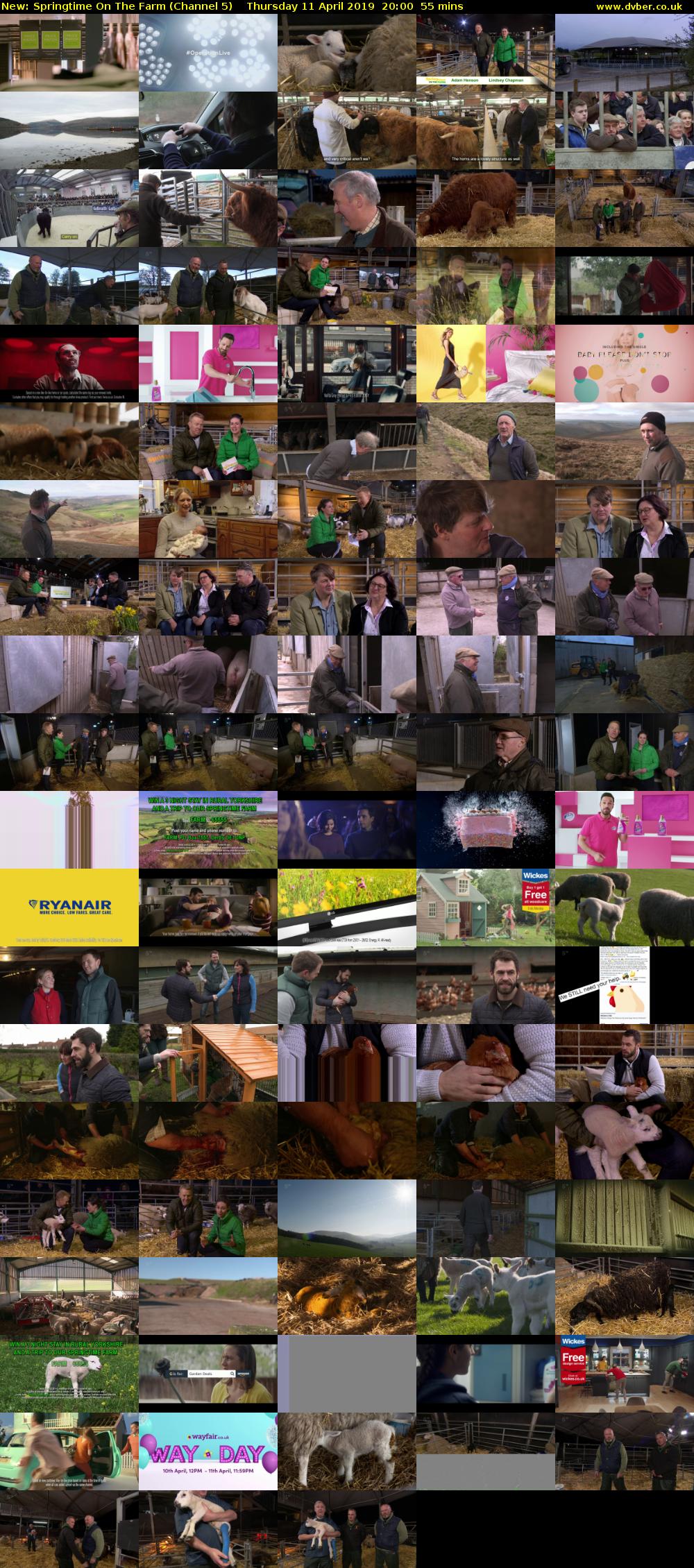 Springtime On The Farm (Channel 5) Thursday 11 April 2019 20:00 - 20:55