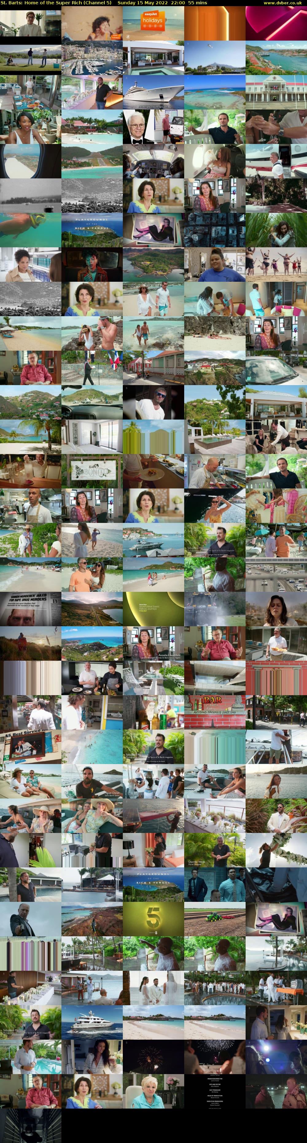 St. Barts: Home of the Super Rich (Channel 5) Sunday 15 May 2022 22:00 - 22:55