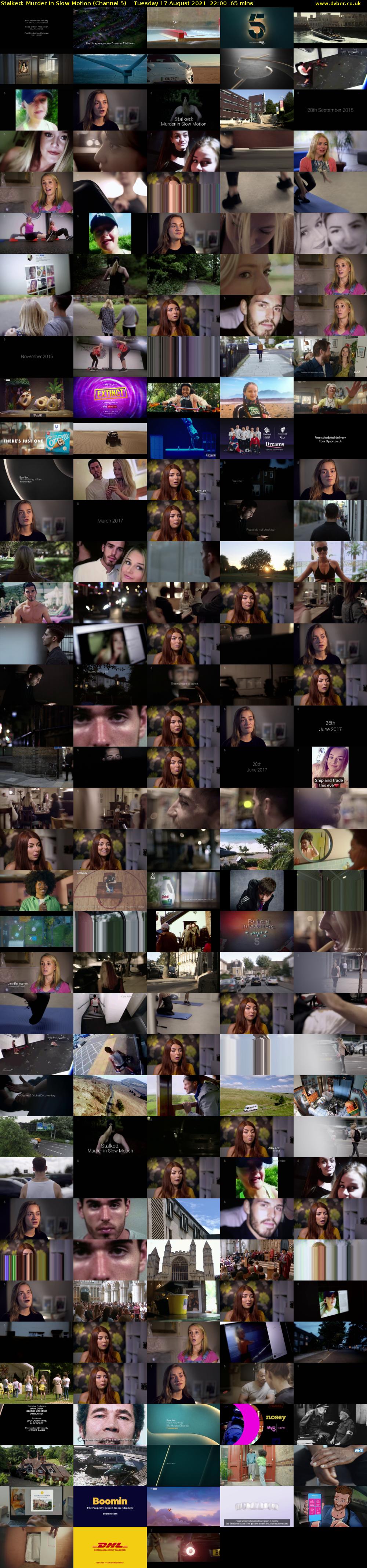 Stalked: Murder In Slow Motion (Channel 5) Tuesday 17 August 2021 22:00 - 23:05