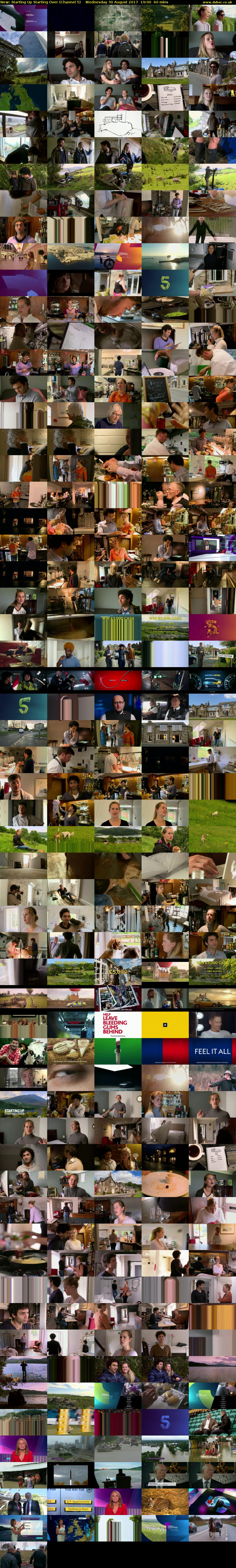 Starting Up Starting Over (Channel 5) Wednesday 30 August 2017 19:00 - 20:00