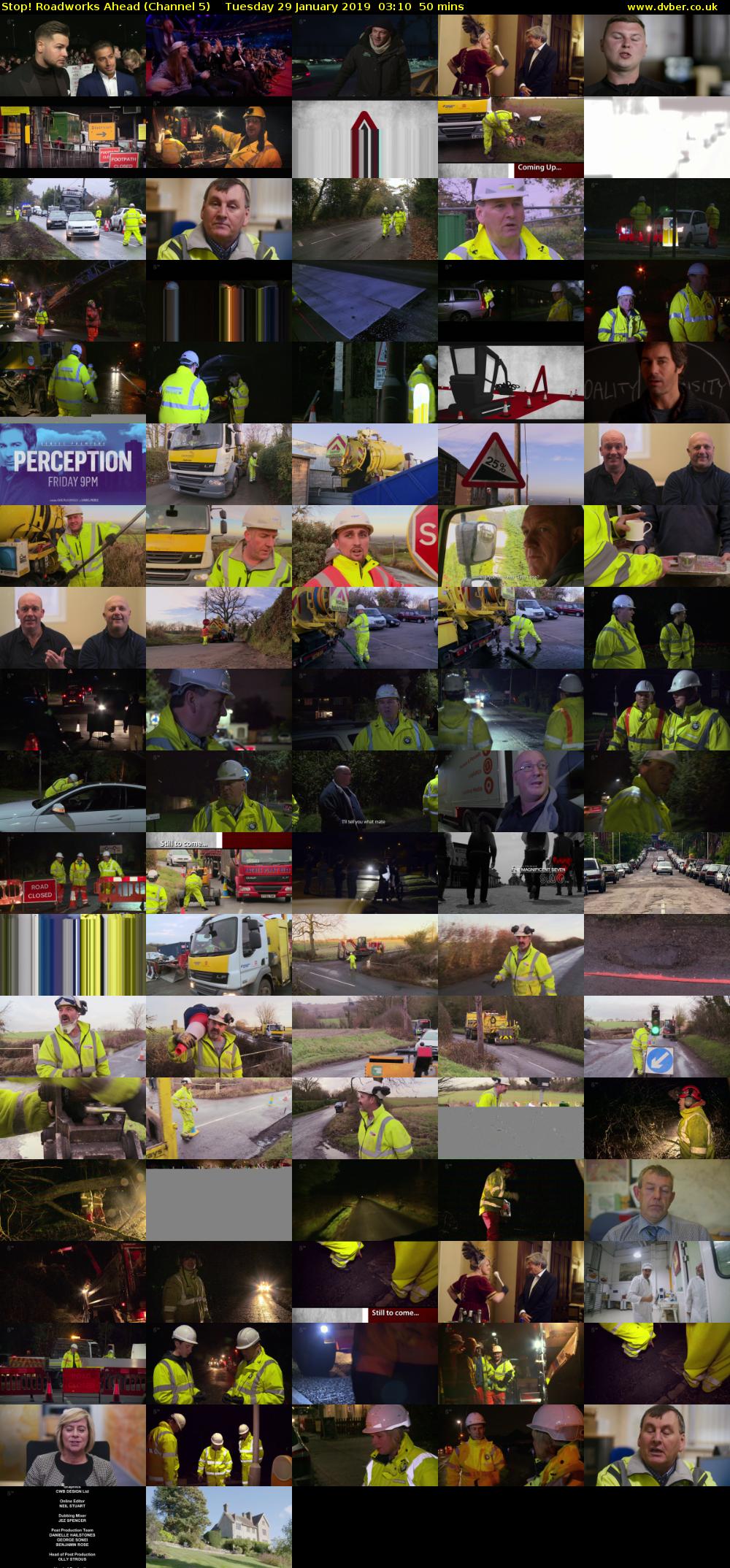 Stop! Roadworks Ahead (Channel 5) Tuesday 29 January 2019 03:10 - 04:00