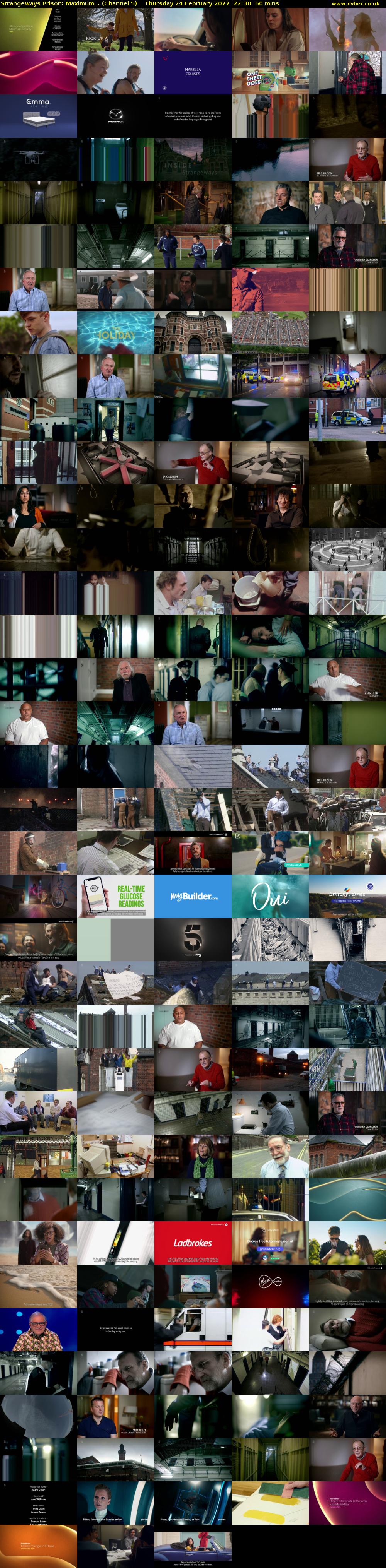 Strangeways Prison: Maximum... (Channel 5) Thursday 24 February 2022 22:30 - 23:30
