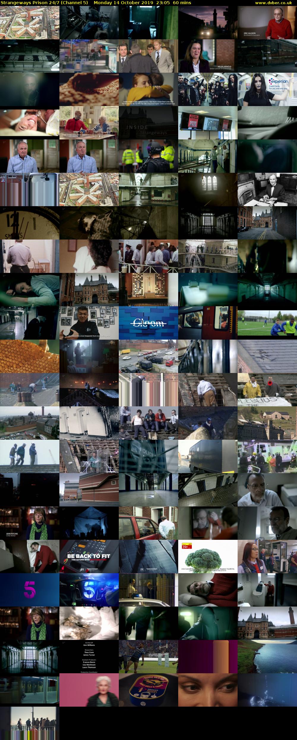 Strangeways Prison 24/7 (Channel 5) Monday 14 October 2019 23:05 - 00:05
