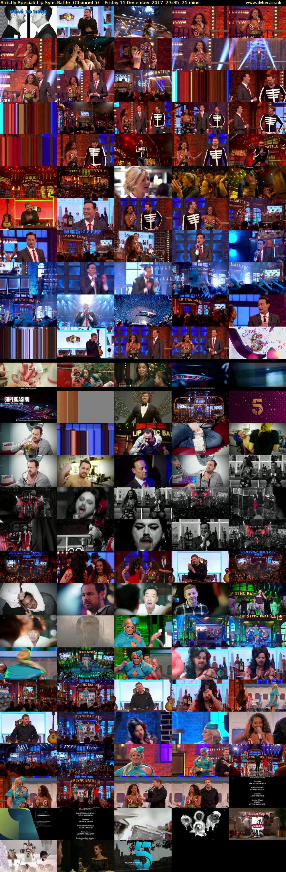 Strictly Special: Lip Sync Battle  (Channel 5) Friday 15 December 2017 23:35 - 00:00