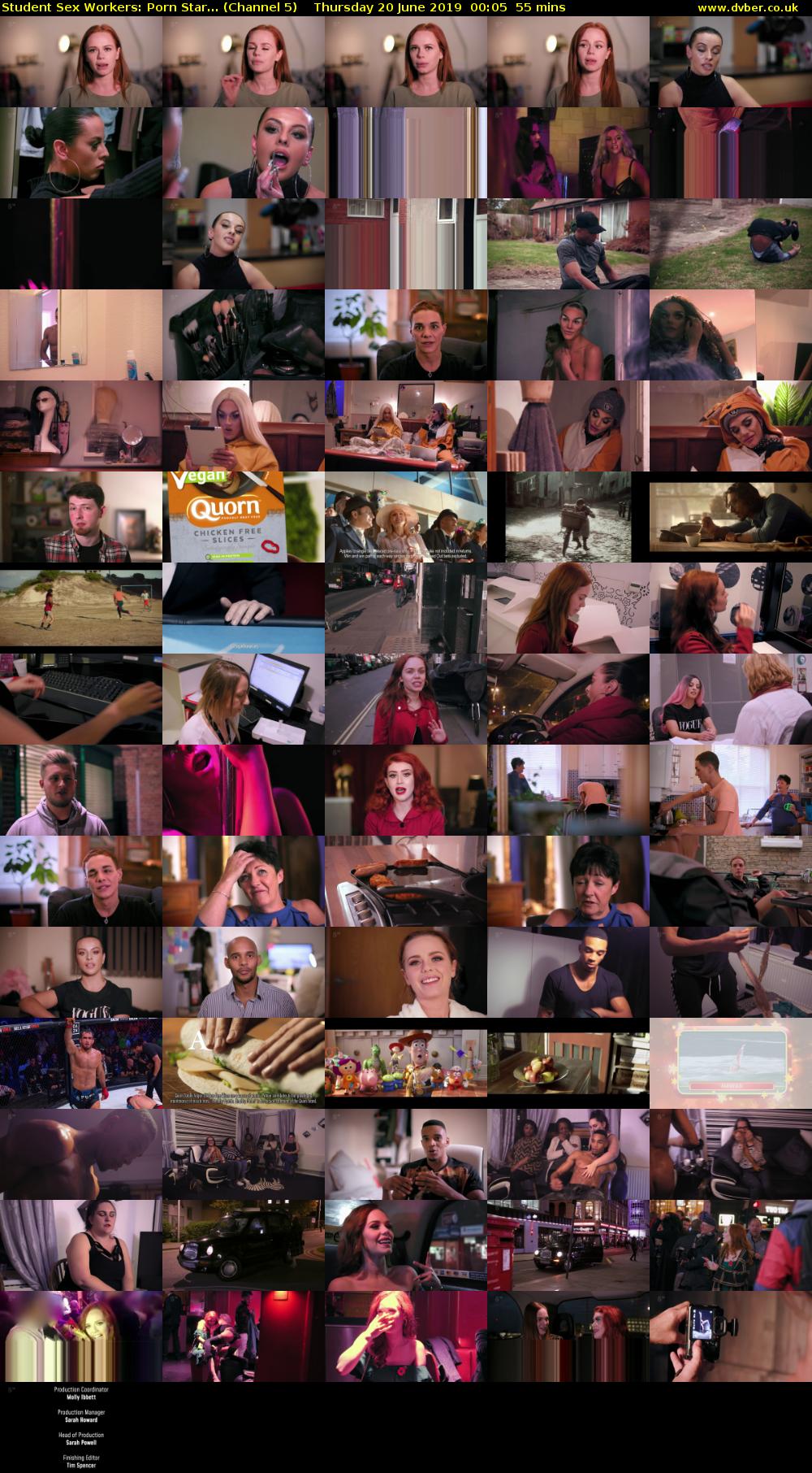 Student Sex Workers: Porn Star... (Channel 5) Thursday 20 June 2019 00:05 - 01:00