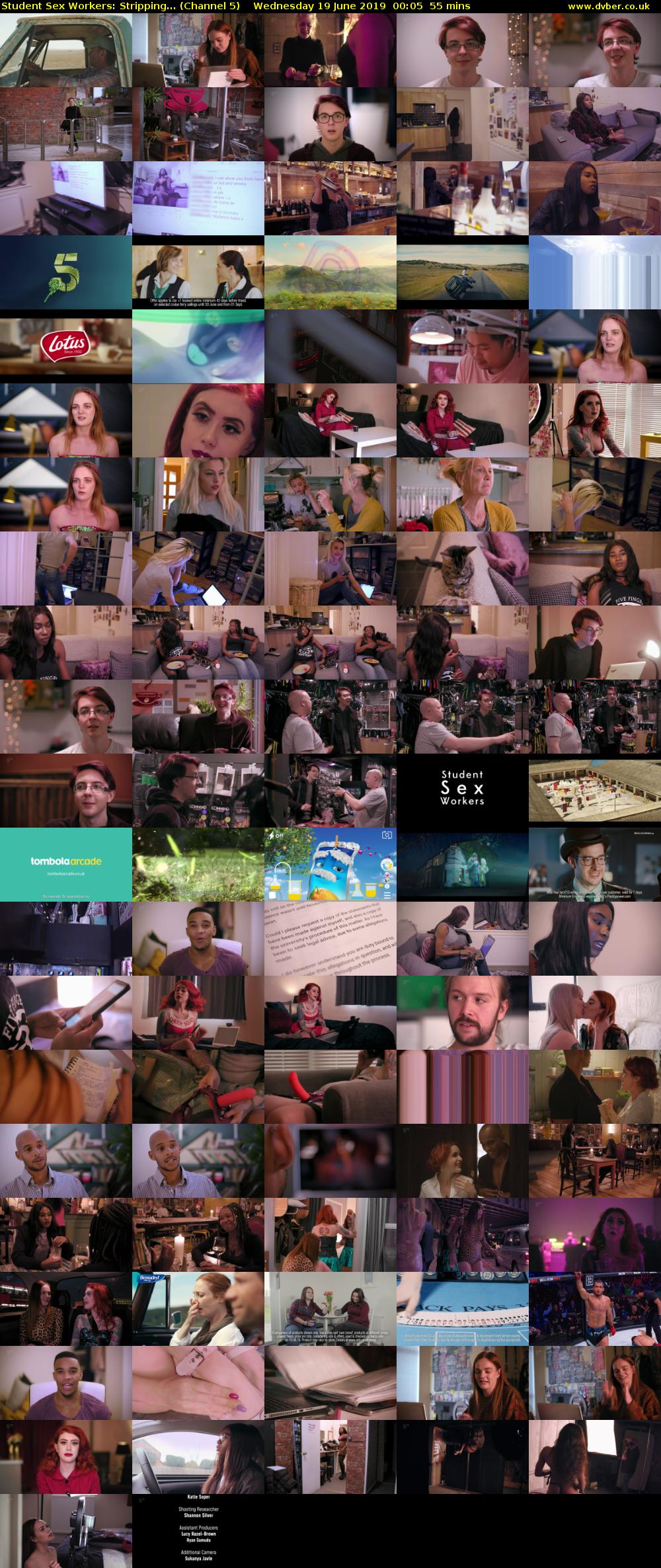 Student Sex Workers: Stripping... (Channel 5) Wednesday 19 June 2019 00:05 - 01:00