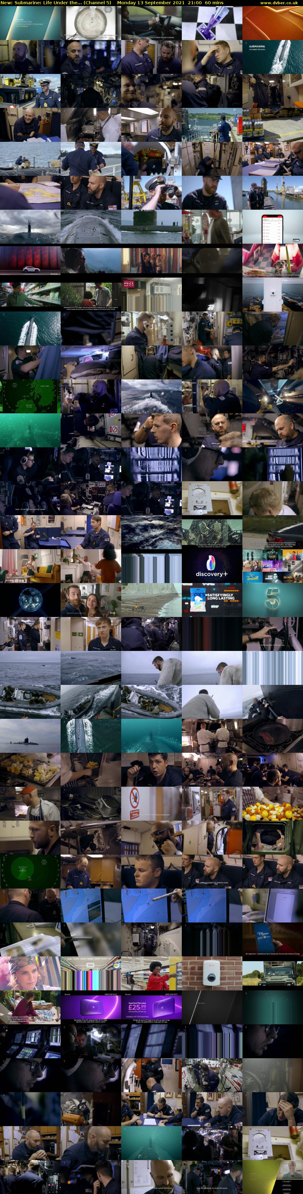 Submarine: Life Under the... (Channel 5) Monday 13 September 2021 21:00 - 22:00