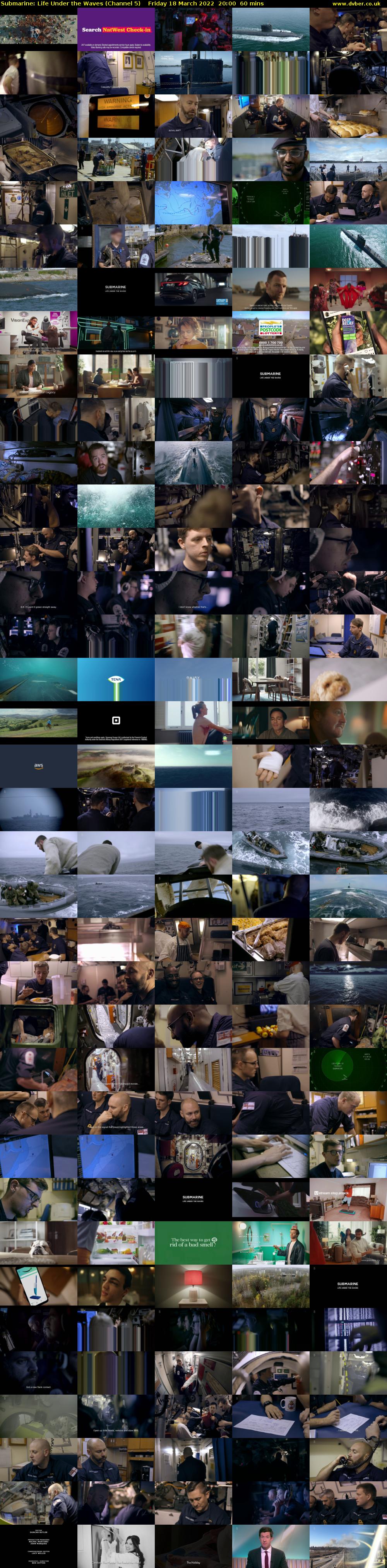 Submarine: Life Under the Waves (Channel 5) Friday 18 March 2022 20:00 - 21:00